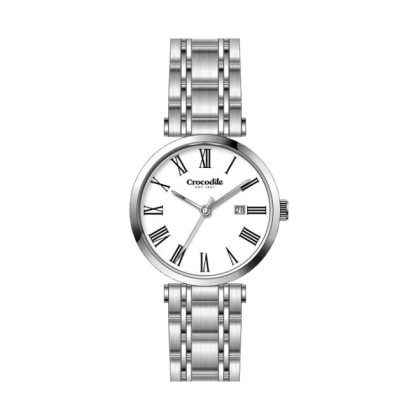 Crocodile CRDW10102.316 White Dial Stainless Steel Men Watch